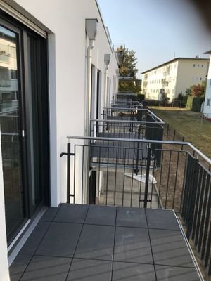 Balkon von 2 Schlafzimmern aus