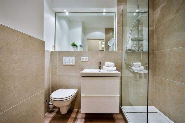 Stylisches Bad mit Walk In Dusche