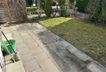 Terrasse und Gartenanteil