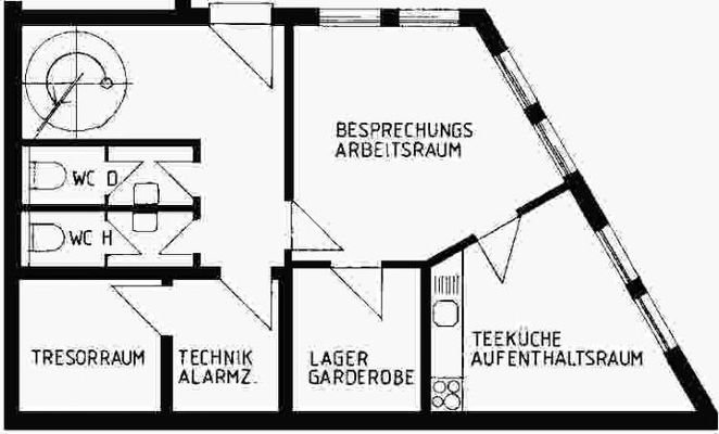 Grundriss UG mit natürlicher Belichtung