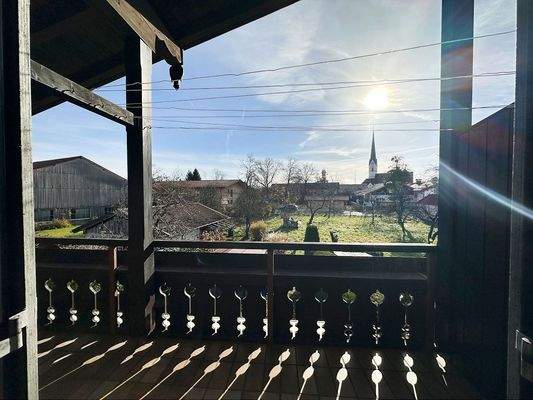 Zugang zu Süd-Ost Balkon von Kinderzimmer/Büro