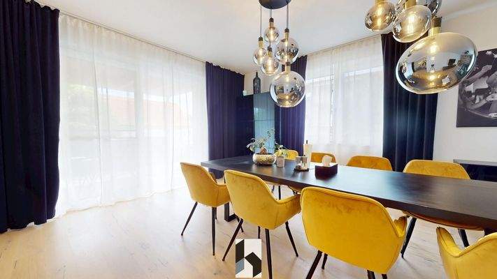 EG Wohn-, Koch- und Essbereich