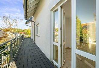 Balkon Ausgang Wohnzimmer