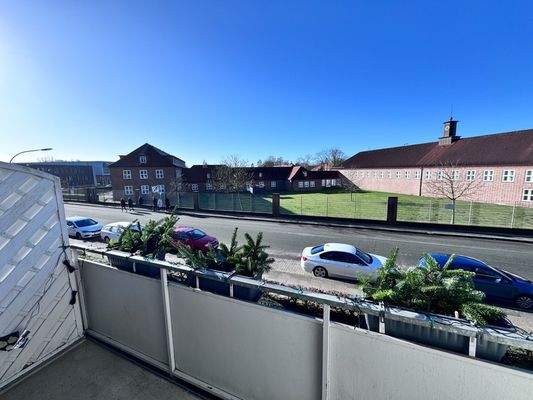 Blick vom Balkon