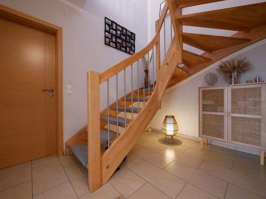 Aufgang ins Dachgeschoss