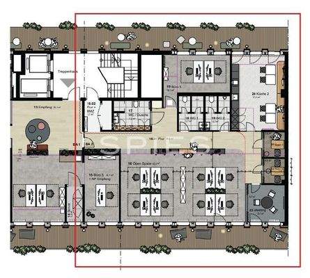 AUFTEILUNG / 3. OG / ca. 253 m²