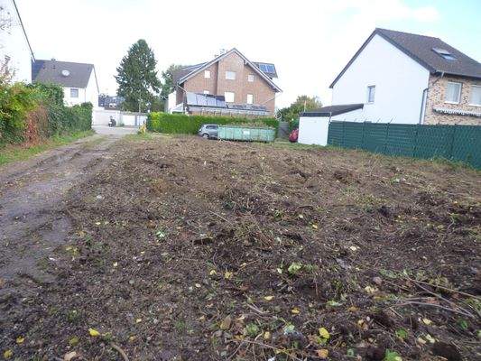 Eckgrundstück von hinten.