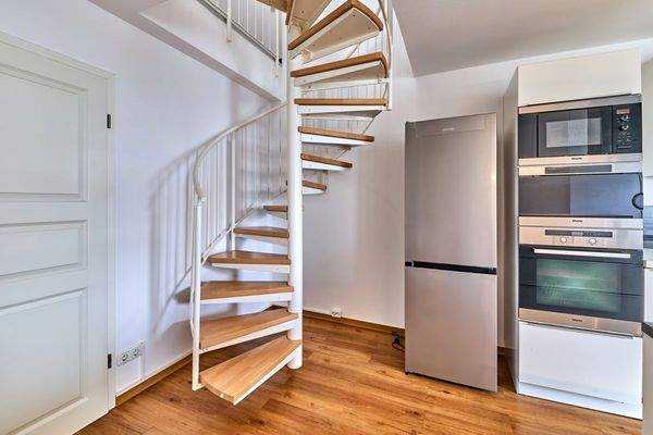 Level 1: Stairs to the upper floor