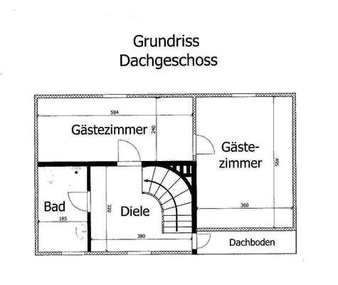 Grundriss Dachgeschoss