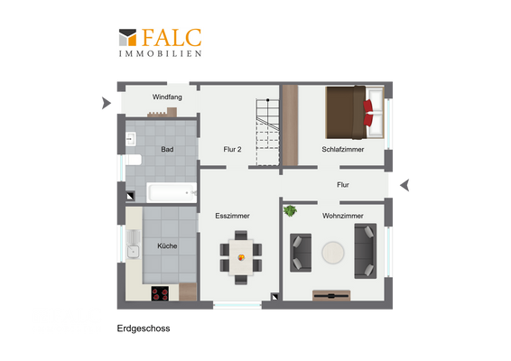 Grundriss Erdgeschoss