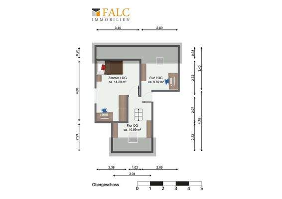 Grundriss Obergeschoss
