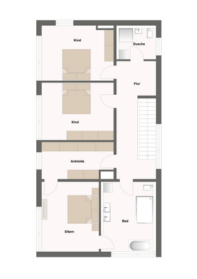 Magnacstraße  Obergeschoss