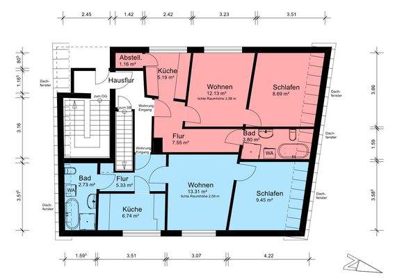 Grundriss 2. Obergeschoss
