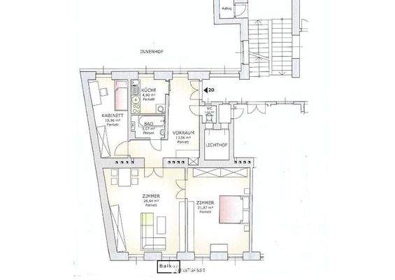 Grundriß Kleistgasse