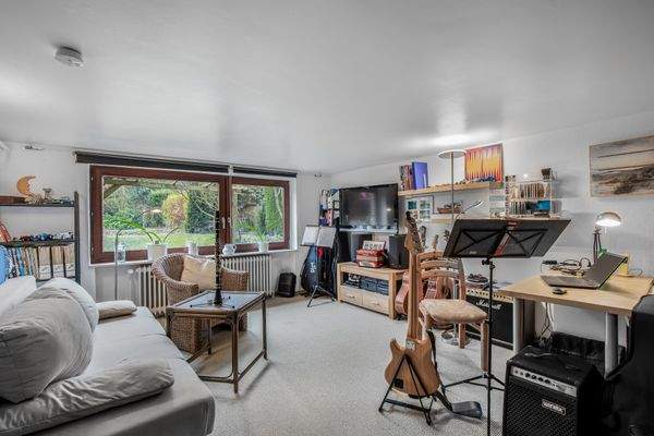 Ausgebauter Kellerraum im Souterrain