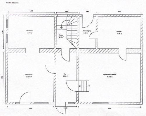 Grundriss Erdgeschoss