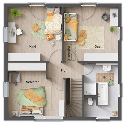 Grundriss Obergeschoss