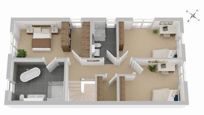 Grundriss Obergeschoss