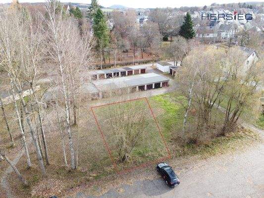 Grundstück Markierung