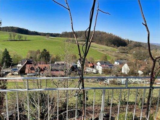 Aussicht vom Balkon-Westseite