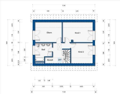 Grundriss Dachgeschoss