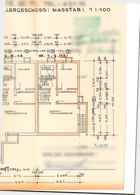 Kellergeschoss Grundriss