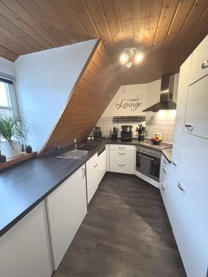 Küche mit Möbeln