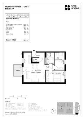 Grundriss WE 03.01.04.22