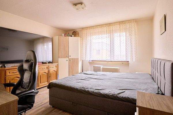 Blick in den Elternschlafbereich