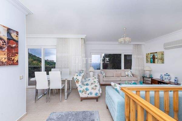 Furnished Sea View Duplex Apartment Alanya