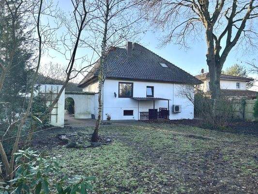 Rückwärtige Hausansicht