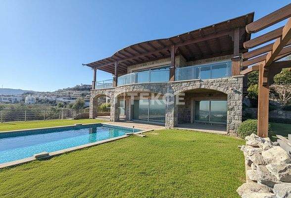Shell & Core Villa with Marina Views in Bodrum Yalıkavak