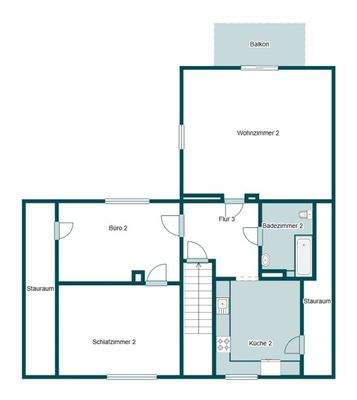 Grundriss Obergeschoß