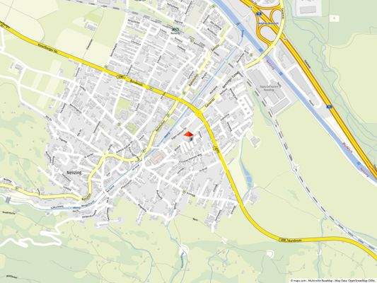 Geolyzer Kartenausschnitt