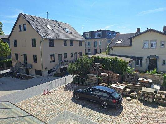 Blick aus dem Obergeschoß