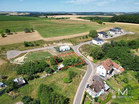 Ansicht Baugrundstück