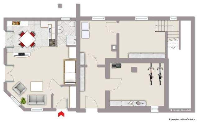 Grundriss Büro+Wohnhaus UG
