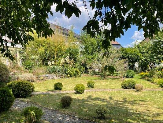 Garten hinter dem Haus