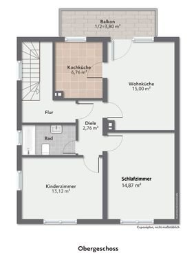 Grundriss Obergeschoss