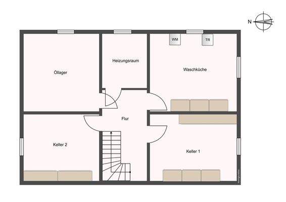 schematischer GR Untergeschoss