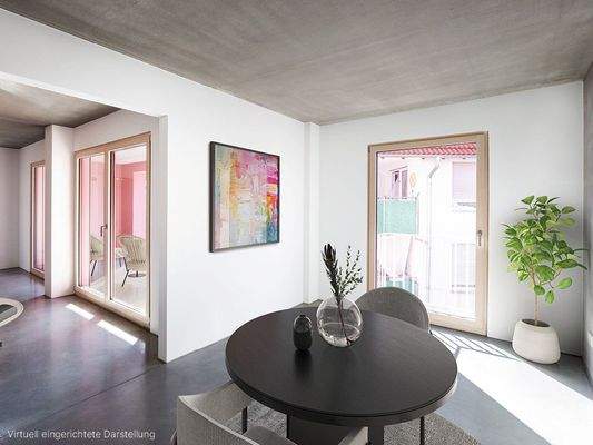 Küche, Essen - virtuell möbliert