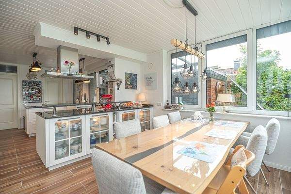 Essbereich zur offenen Küche