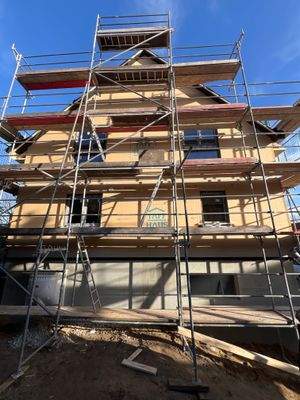 Seitenansicht Doppelhaushälfte