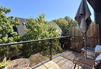 Ausblick Balkon