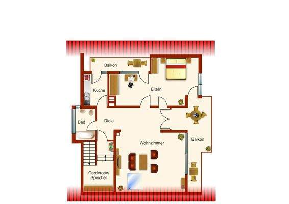 Grundriss Obergescho