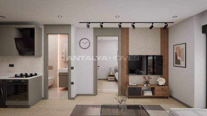 Apartments with Indoor Parking in Antalya Muratpasa