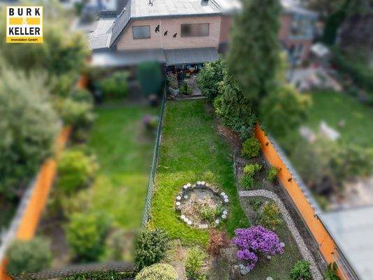 Aufsicht Gartenseite