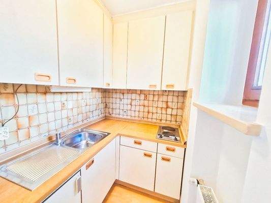 ... und eigener Küche!