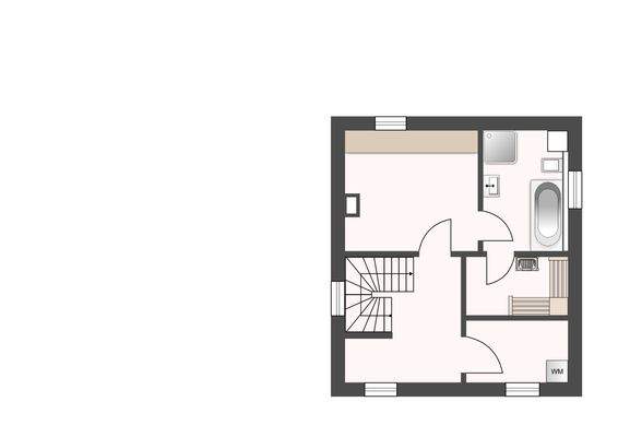 Grundriss Keller rechtes Haus