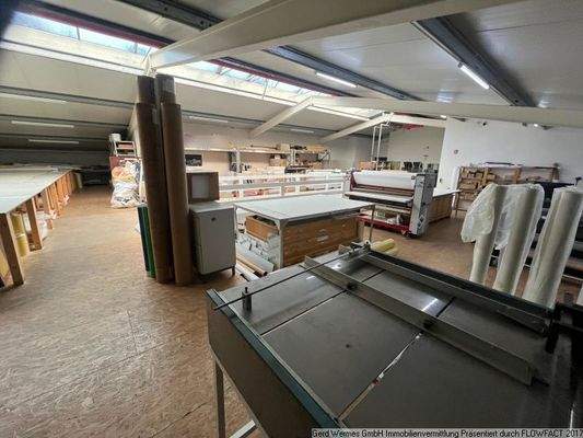 Produktionsfläche Obergeschoss